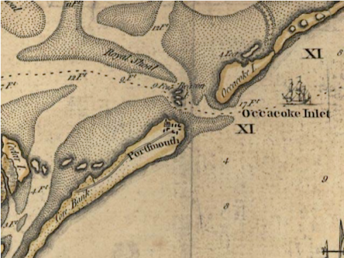 Ocrachicks of 1720 The inlet that Patsey piloted.